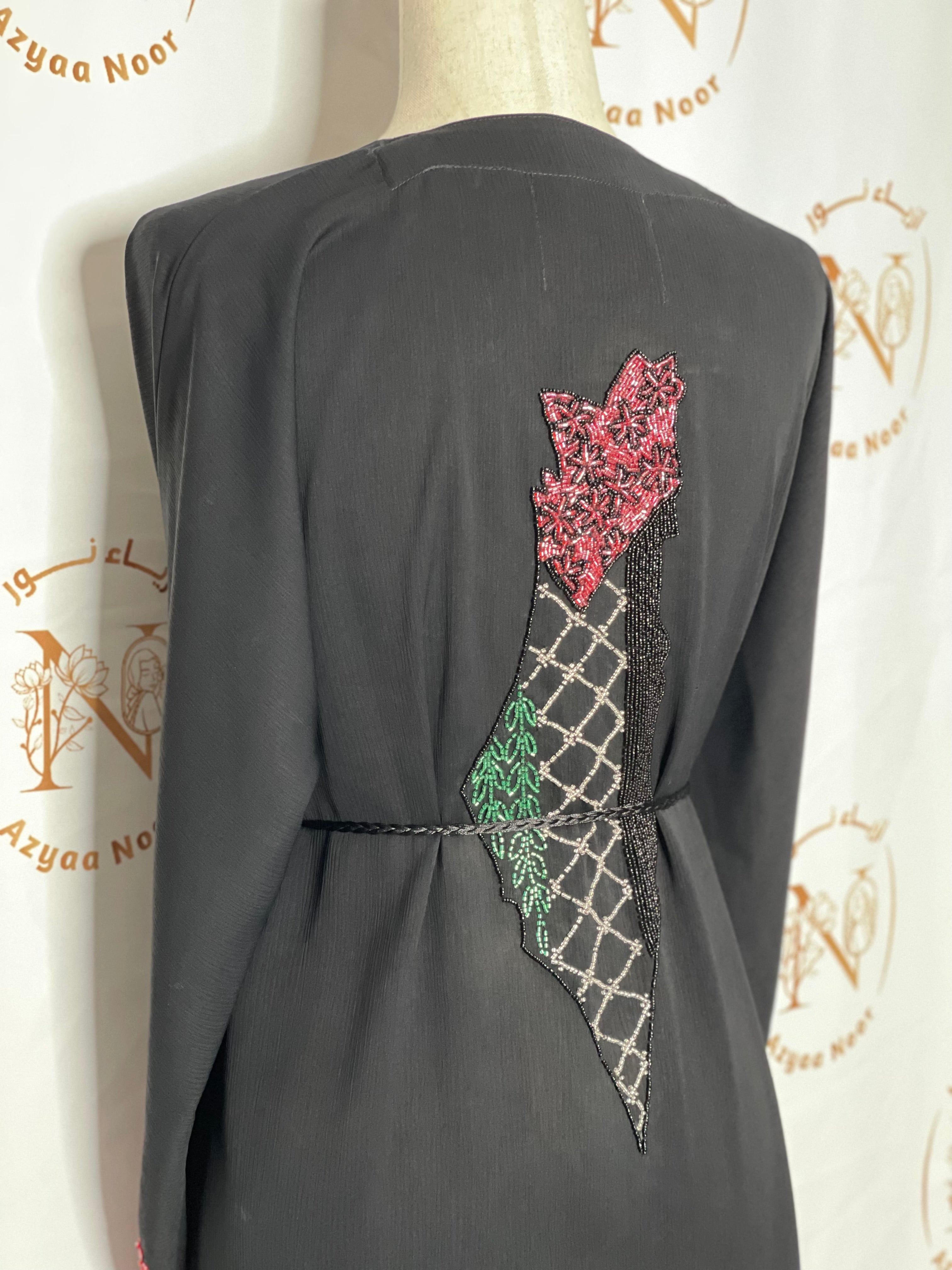 Palestine Abaya - Azyaa Noor