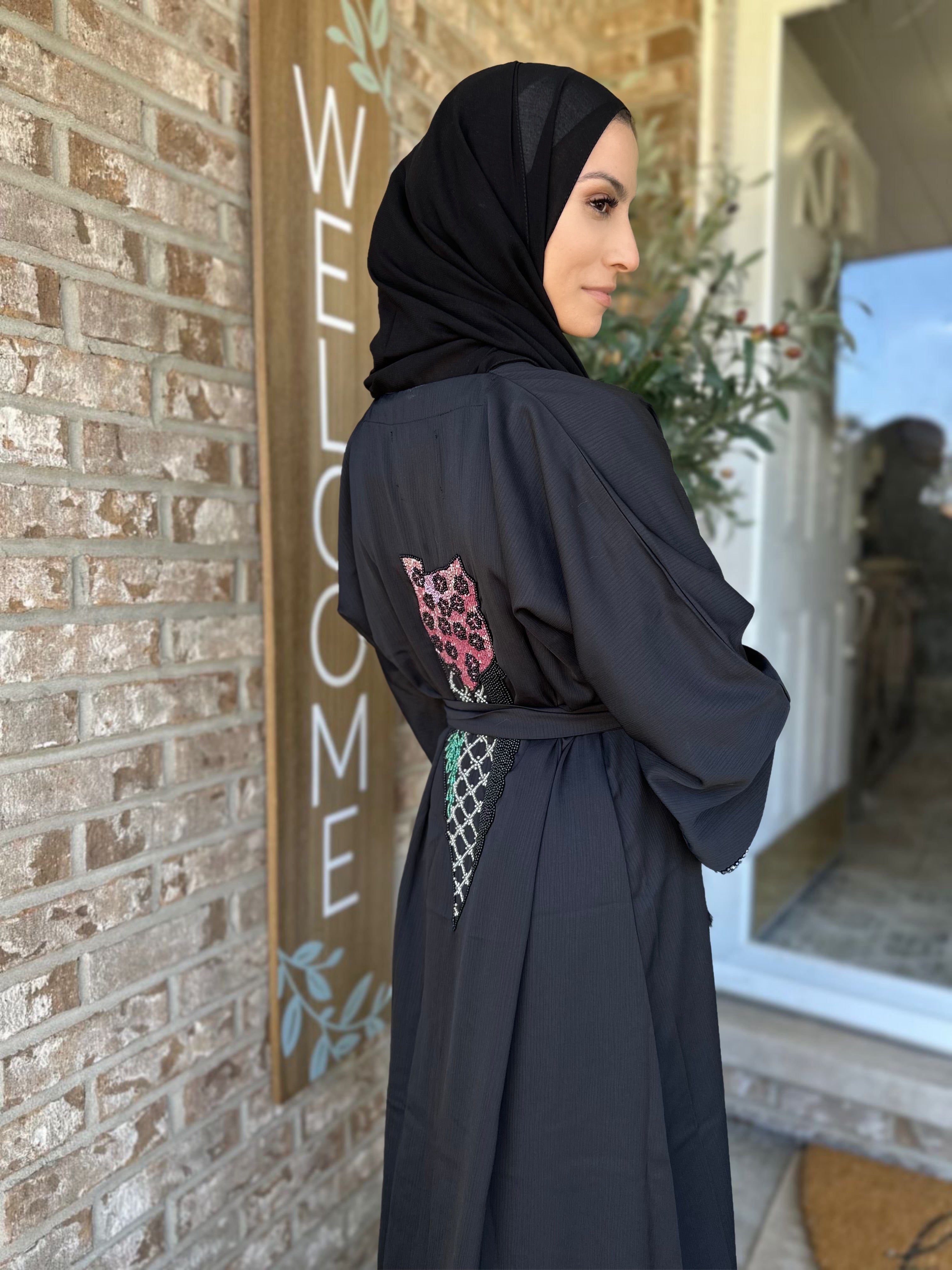 Palestine Abaya - Azyaa Noor