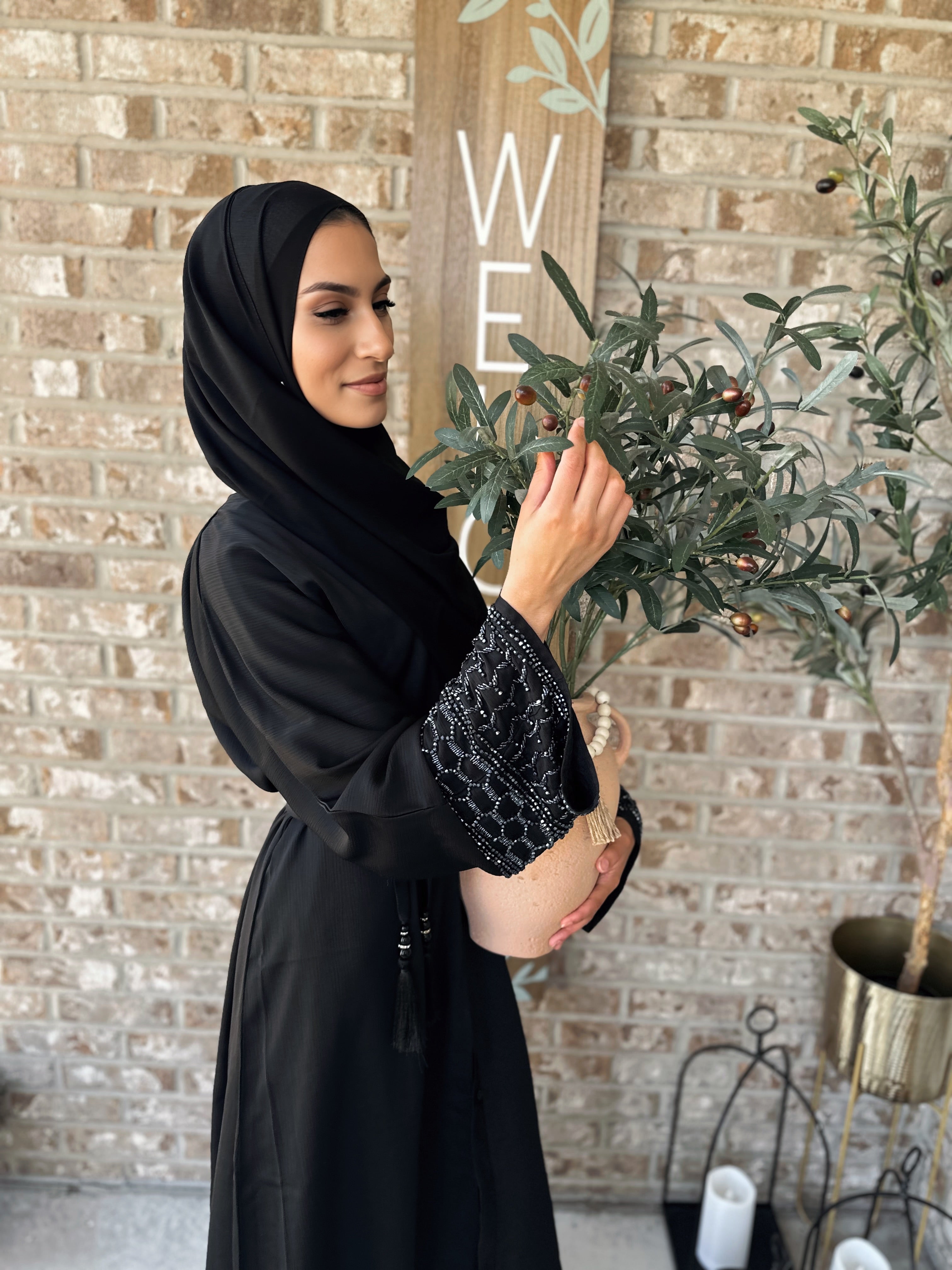 Palestine Abaya - Azyaa Noor