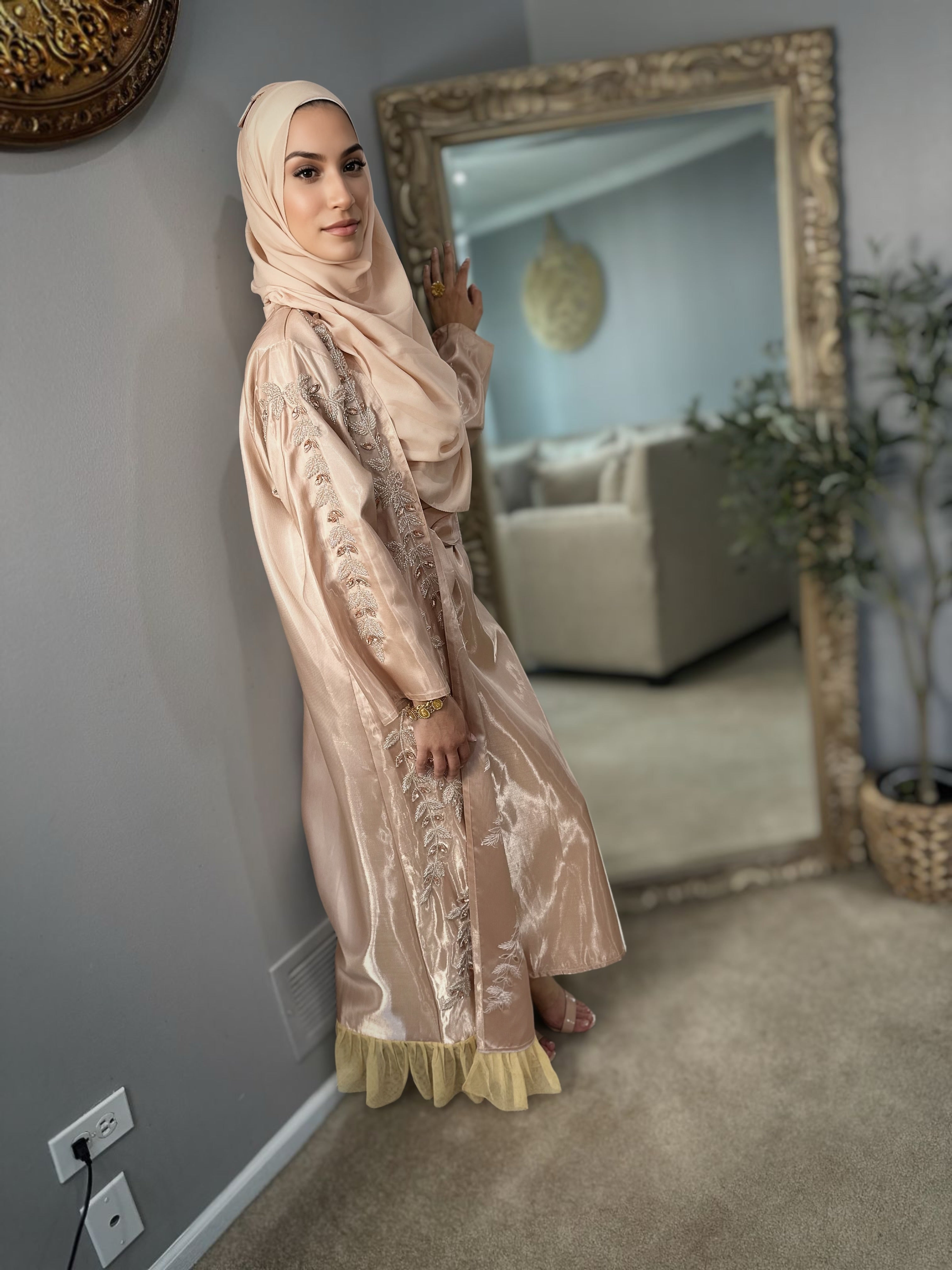 The Golden Abaya - Azyaa Noor